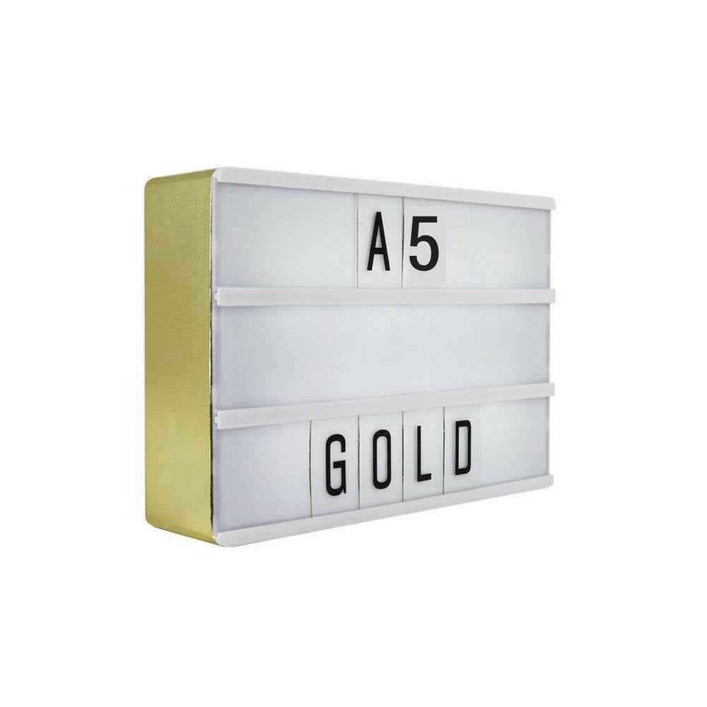 LIGHTBOX A5 | Gold