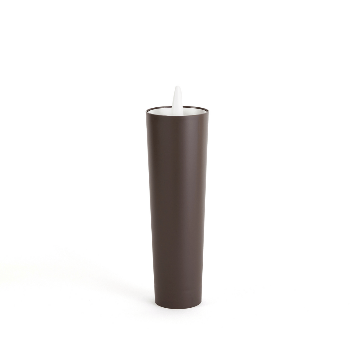 Heller Excalibur toilet brush in chocolate brown by Philippe Starck