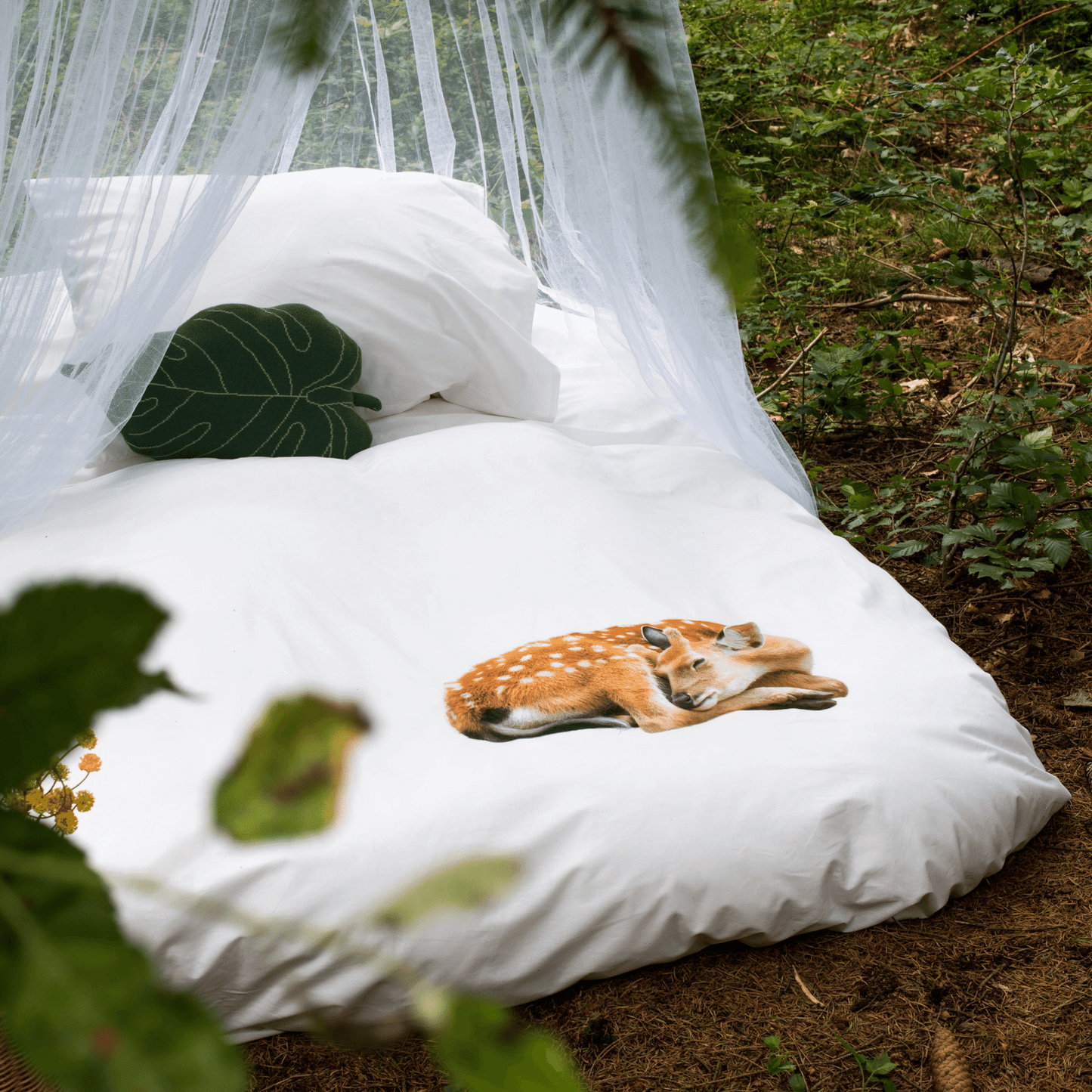 Duvet Cover "Sleeping Deer" Single