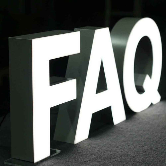 Quizzy LED Letter F