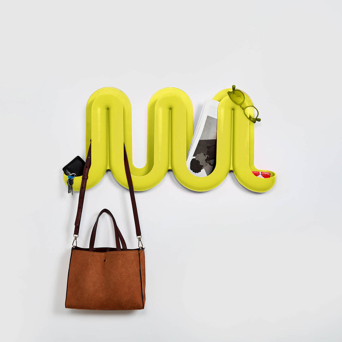HELLER Swell Catchall Wall Organizer – Lime