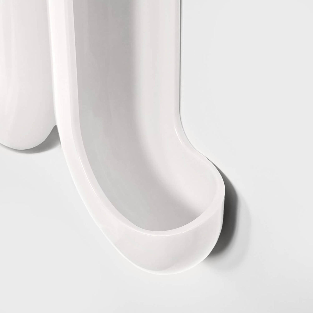 Heller Swell Wall Coat Rack & Catchall by Anna Dawson – White