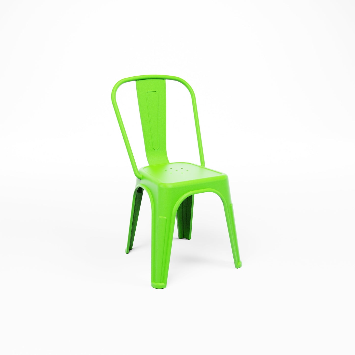 Flexfurn Tolix Style stack chair in green