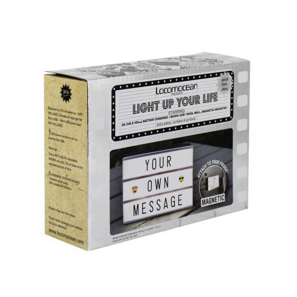 LIGHTBOX A6 Magnetic Mini Letter Light Box with Micro USB Input