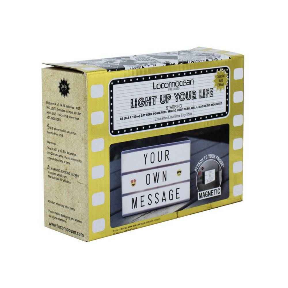 LIGHTBOX A6 - Gold