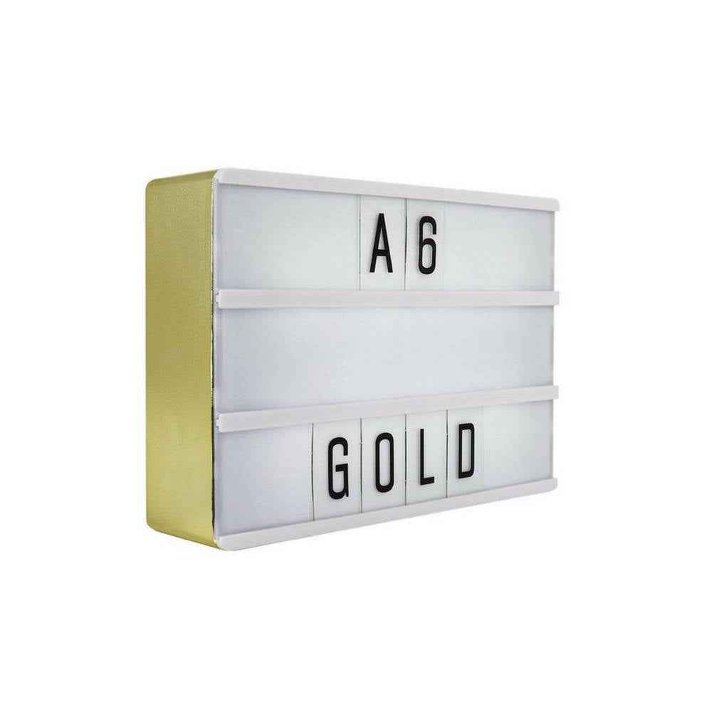 LIGHTBOX A6 - Gold