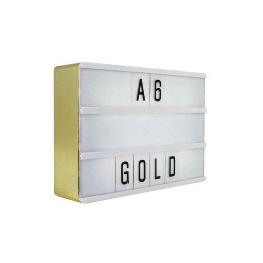 LIGHTBOX A6 - Gold