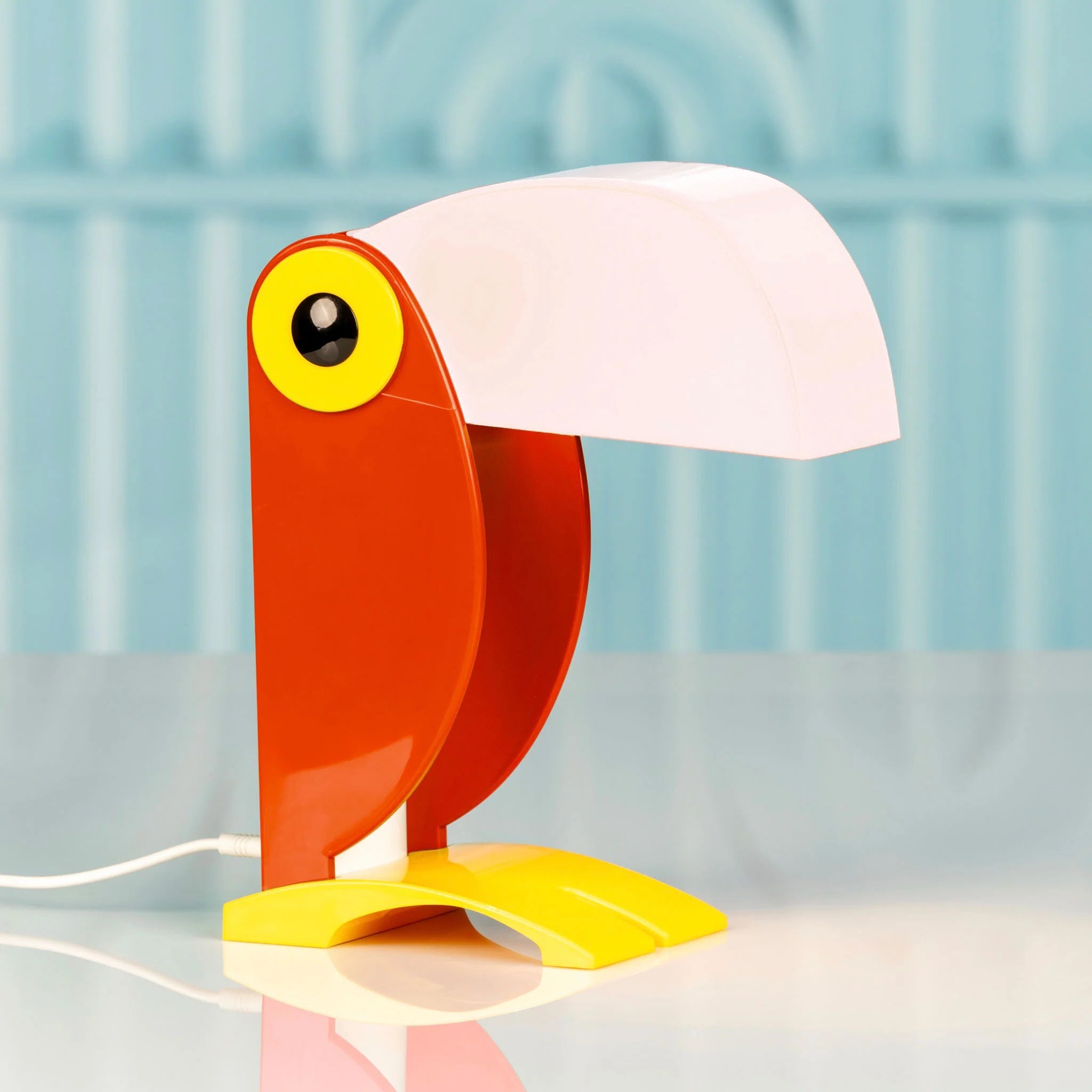 フロアスタンド Timer Ferrari Toucan lamp Italy 1968 TOUCAN Lamp - Red – I❤️DESIGN