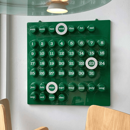 Kalender "Ring a Date" Grün
