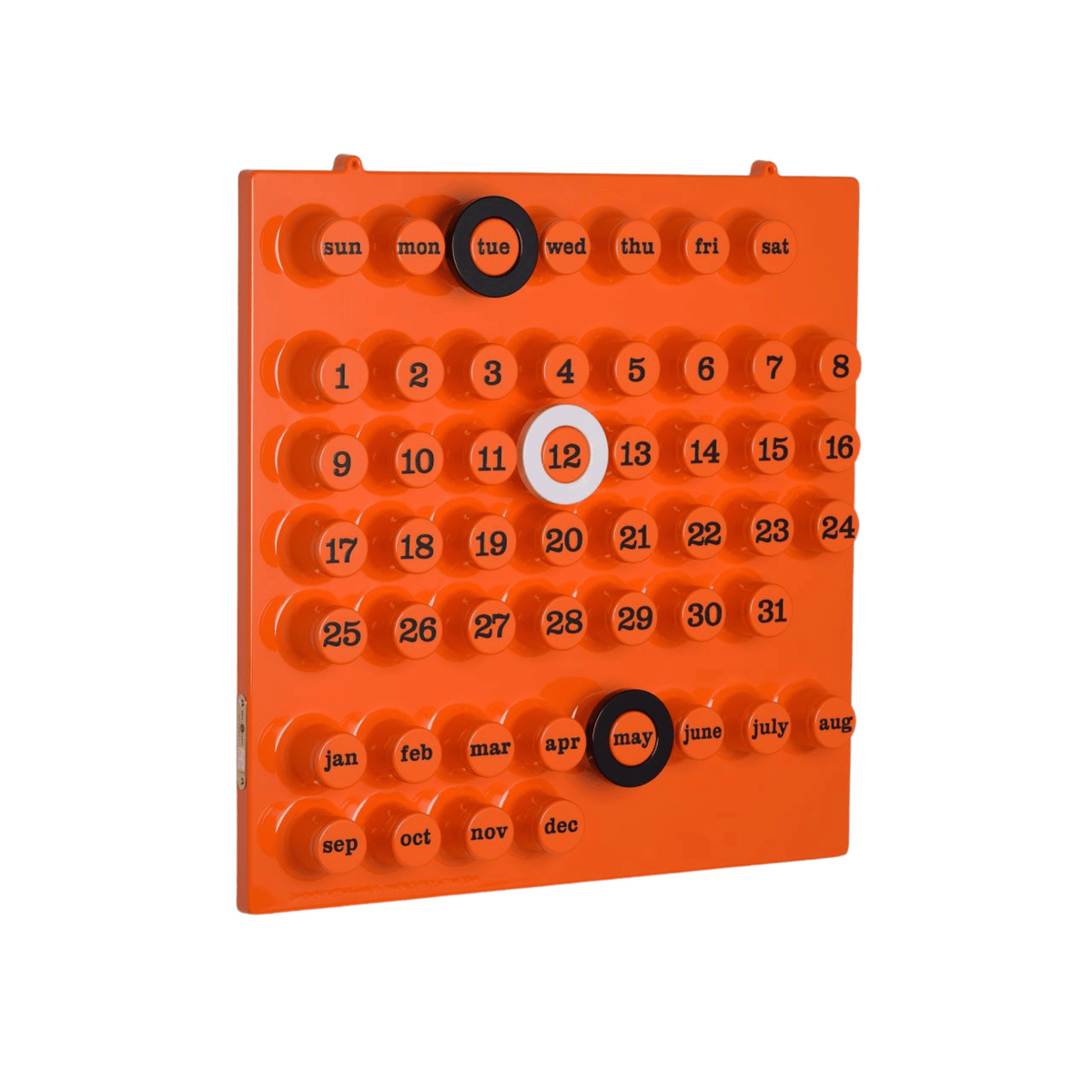 カレンダー・スケジュール Ring a Date Perpetual Wall Calendar ring-a-date-calendar-orange.