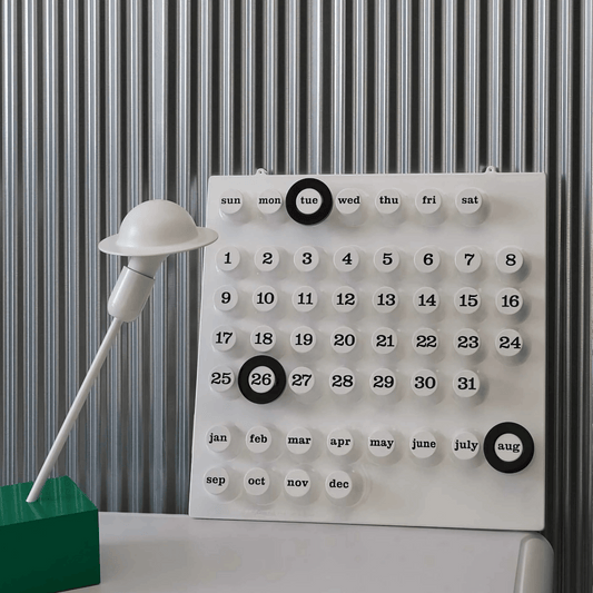 Kalender "Ring a Date" Weiß